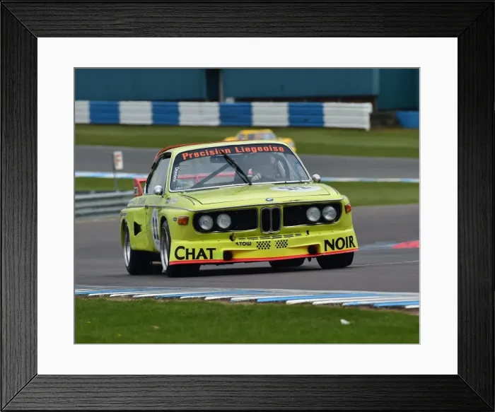 Framed Print : CM18 9352 Dominik Roschmann, BMW 3 litre CSL Framed Print : CM18 9352 Dominik Roschmann, BMW 3 litre CSL