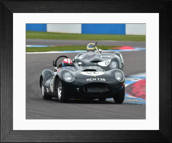 Framed Print : CM18 9020 Steve Brooks, Martin O Connell, Lister Jaguar, Flat Iron Framed Print : CM18 9020 Steve Brooks, Martin O Connell, Lister Jaguar, Flat Iron