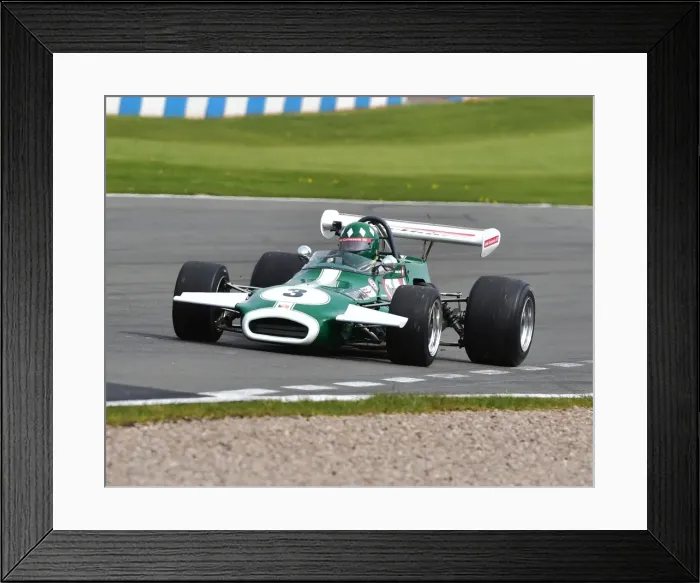 Framed Print : CM19 0257 Luciano Arnold, Brabham BT36 Framed Print : CM19 0257 Luciano Arnold, Brabham BT36