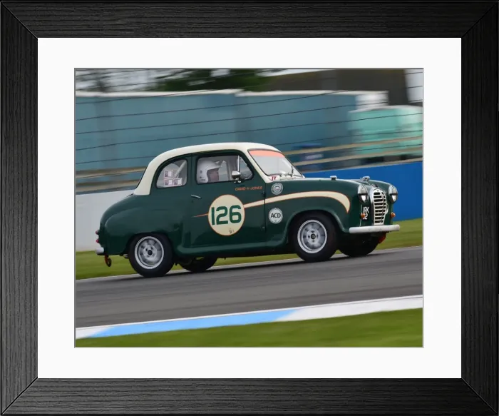 Framed Print : CM19 0852 David H Jones, Tony Shirtcliffe, Austin A35 Academy Framed Print : CM19 0852 David H Jones, Tony Shirtcliffe, Austin A35 Academy