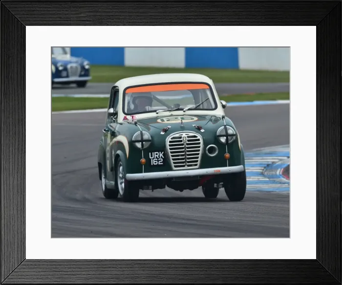 Framed Print : CM19 0609 David H Jones, Tony Shirtcliffe, Austin A35 Academy