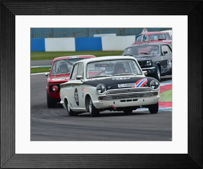 Framed Print : CM19 0600 Viggo Lund, Ford Lotus Cortina Mk1 Framed Print : CM19 0600 Viggo Lund, Ford Lotus Cortina Mk1