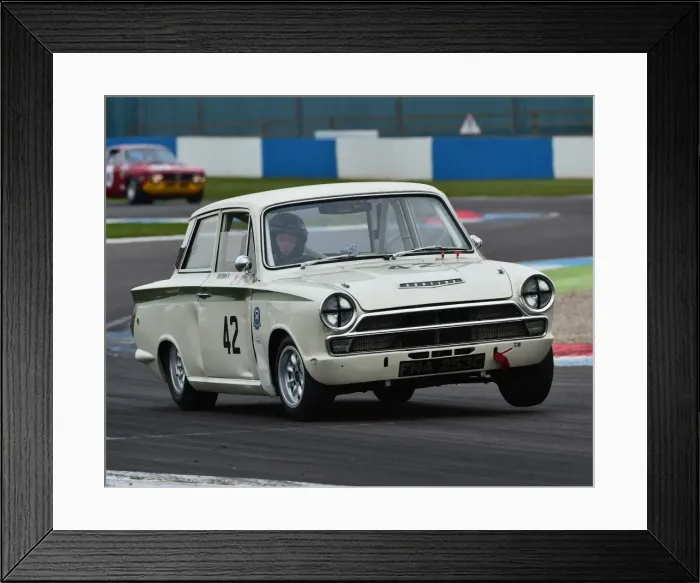 Framed Print : CM19 0643 John Spiers, Ford Lotus Cortina Mk1 Framed Print : CM19 0643 John Spiers, Ford Lotus Cortina Mk1