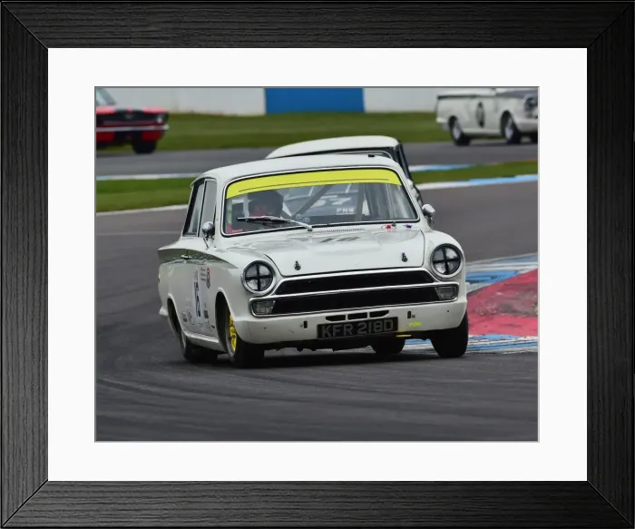 Framed Print : CM19 0636 David Tomlin, Ford Lotus Cortina Mk1 Framed Print : CM19 0636 David Tomlin, Ford Lotus Cortina Mk1