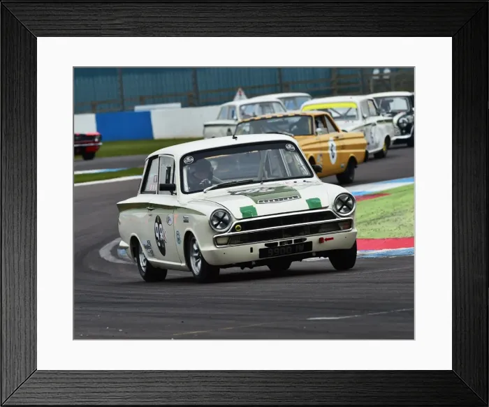 Framed Print : CM19 0621 Graham Pattle, Ford Lotus Cortina Mk1 Framed Print : CM19 0621 Graham Pattle, Ford Lotus Cortina Mk1