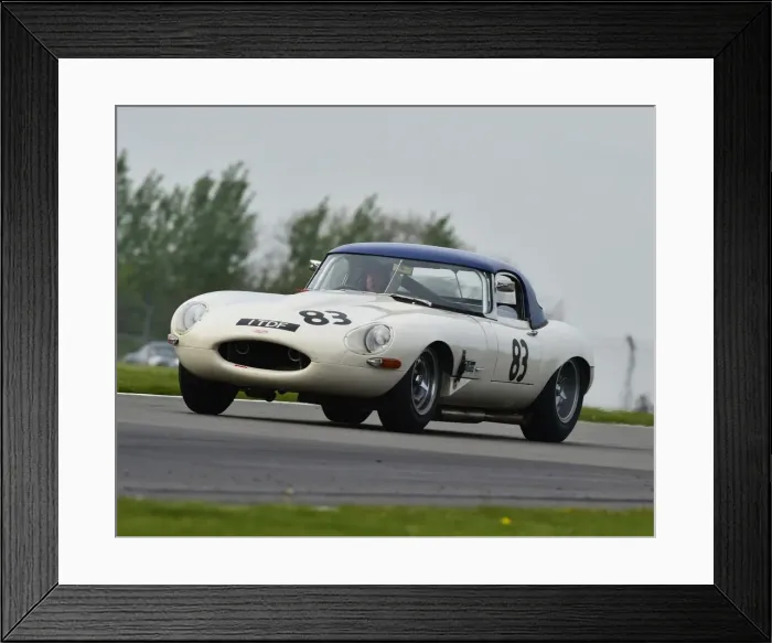 Framed Print : CM18 9739 Gary Pearson, Carlos Monteverde, Jaguar E-Type Framed Print : CM18 9739 Gary Pearson, Carlos Monteverde, Jaguar E-Type