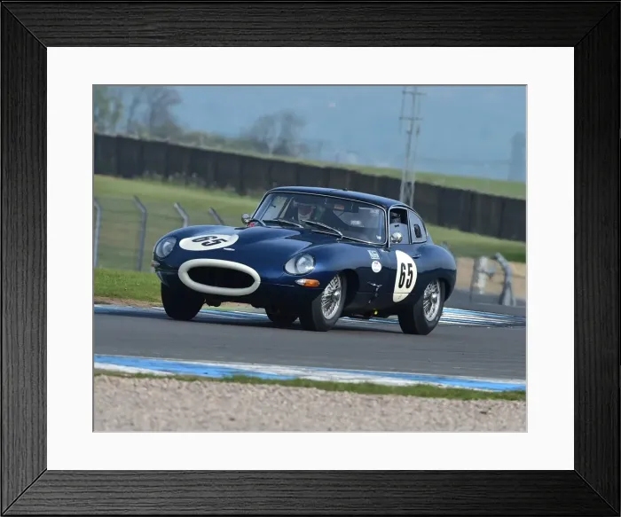 Framed Print : CM18 9594 David Cooke, Twyman, Jaguar E-Type
