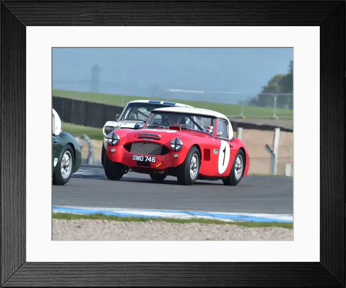 Framed Print : CM18 9578 Jeremy Welch, Martyn Corfield, Austin Healey 3000 Framed Print : CM18 9578 Jeremy Welch, Martyn Corfield, Austin Healey 3000