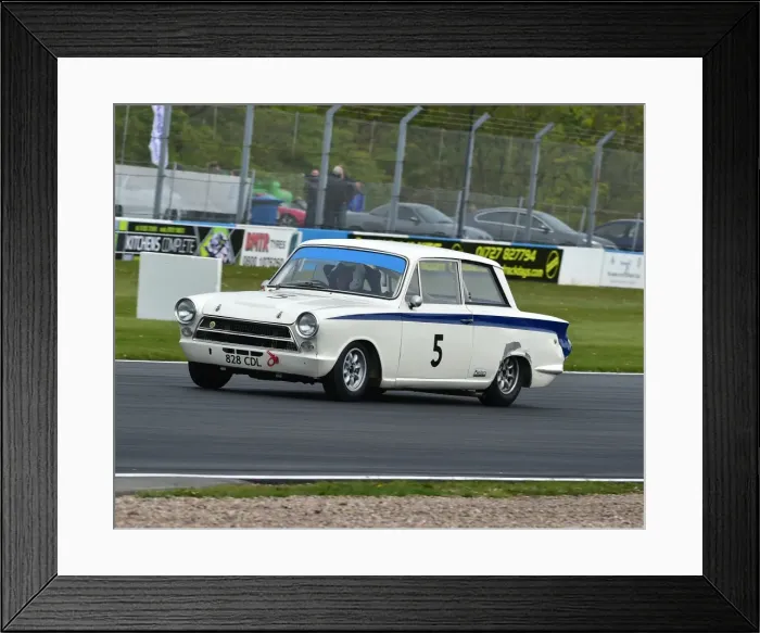 Framed Print : CM19 0194 Carlos Monteverde, Gary Pearson, Ford Lotus Cortina