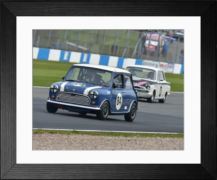 Framed Print : CM19 0174 Steve Jones, Morris Mini Cooper S Framed Print : CM19 0174 Steve Jones, Morris Mini Cooper S