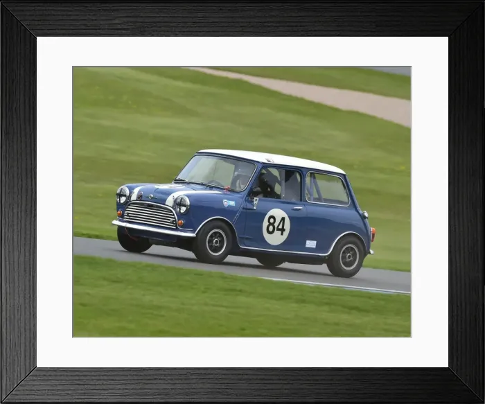 Framed Print : CM18 8232 Steve Jones, Morris Mini Cooper S Framed Print : CM18 8232 Steve Jones, Morris Mini Cooper S