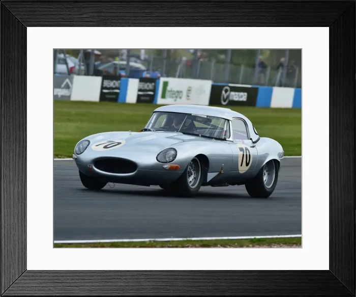 Framed Print : CM18 9885 Les Ely, Jaguar E-Type Framed Print : CM18 9885 Les Ely, Jaguar E-Type