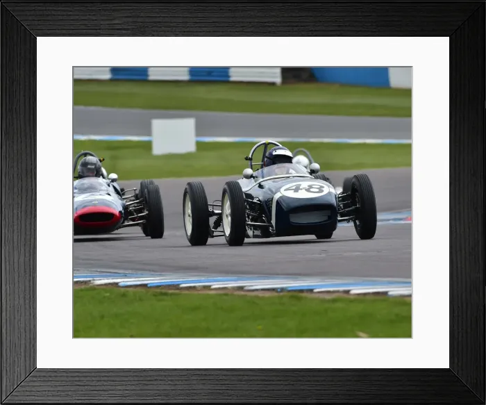 Framed Print : CM18 8758 John Delane, Lotus 18 Framed Print : CM18 8758 John Delane, Lotus 18