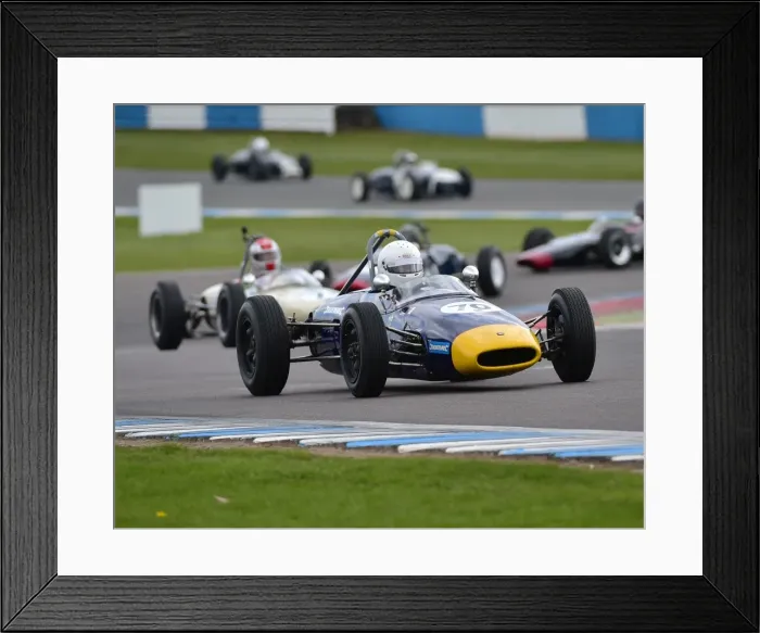 Framed Print : CM18 8739 John Fyda, Brabham BT6 Framed Print : CM18 8739 John Fyda, Brabham BT6