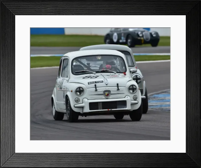 Framed Print : CM18 9175 John Barber, Jeremy Thomas, FIAT Abarth 850TC Framed Print : CM18 9175 John Barber, Jeremy Thomas, FIAT Abarth 850TC
