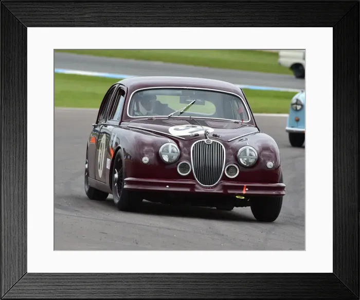 Framed Print : CM18 9040 Les Ely, Jaguar Mk1 Framed Print : CM18 9040 Les Ely, Jaguar Mk1