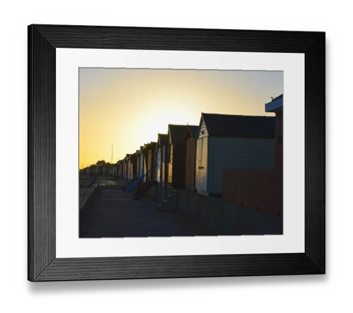 Framed Print : CJ7 0955 Beach huts Framed Print : CJ7 0955 Beach huts