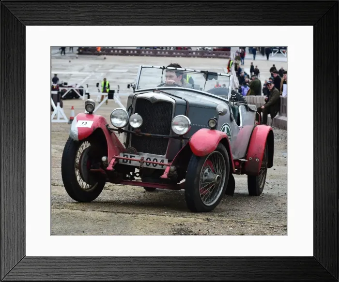 Framed Print : CM22 2842 Michael Brown, Riley 9 Tourer