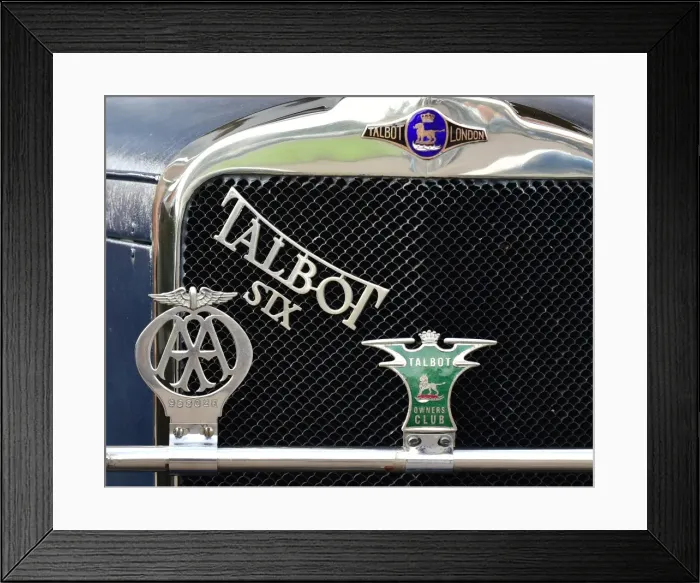 Framed Print : CM22 3016 Talbot Six Framed Print : CM22 3016 Talbot Six