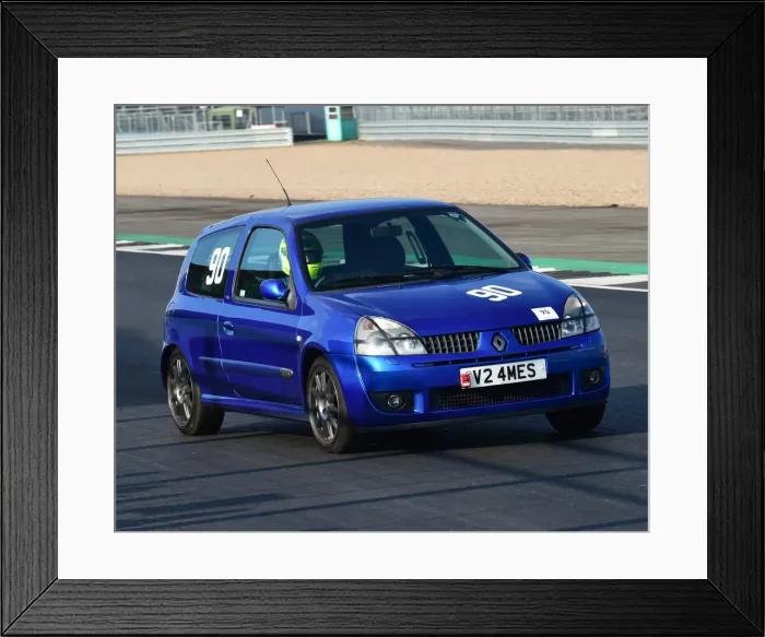 Framed Print : CM22 3576 Richard Ames, Renault Clio 172 Cup Framed Print : CM22 3576 Richard Ames, Renault Clio 172 Cup
