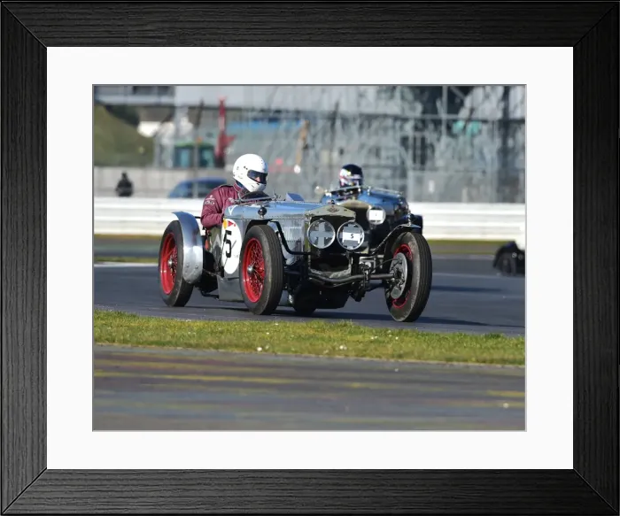 Framed Print : CM22 3791 Andrew Smith, Frazer Nash Super Sports