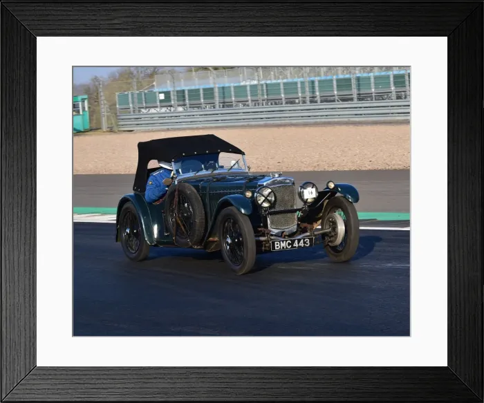 Framed Print : CM22 3342 Phillip Tillyard, Frazer Nash TT replica