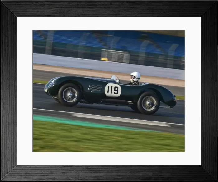 Framed Print : CM22 4475 David Brazell, Jaguar C-Type Framed Print : CM22 4475 David Brazell, Jaguar C-Type