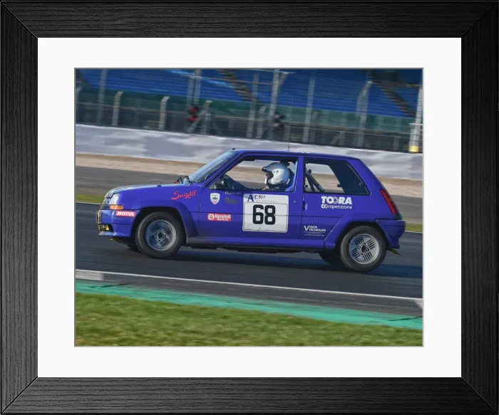 Framed Print : CM22 4294 Tony Bianchi, Renault 5 F16 Framed Print : CM22 4294 Tony Bianchi, Renault 5 F16
