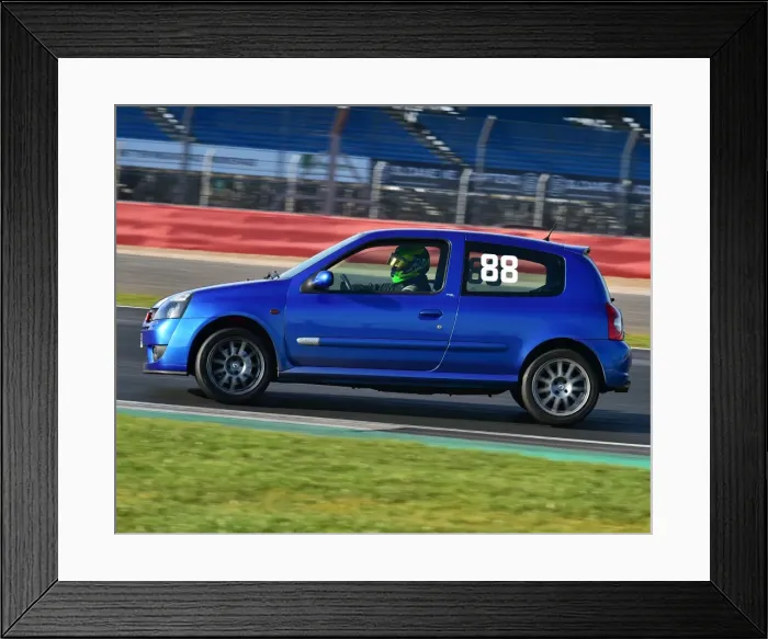 Framed Print : CM22 4271 Alex Ames, Renault Clio Cup