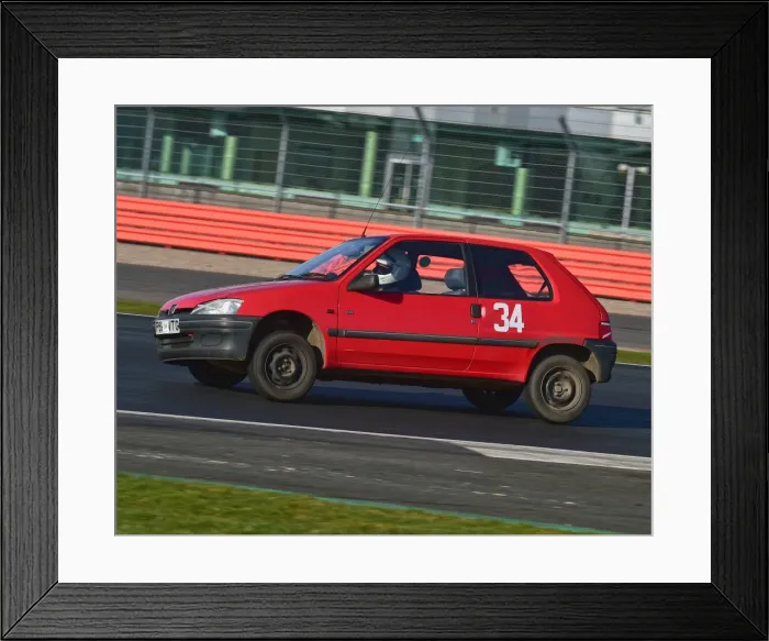 Framed Print : CM22 4264 Tim Harrison, Peugeot 106 XN Framed Print : CM22 4264 Tim Harrison, Peugeot 106 XN