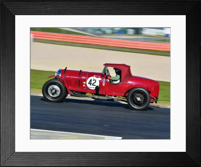 Framed Print : CM22 3924 Mike Littlewood, Bentley 3-4 litre Framed Print : CM22 3924 Mike Littlewood, Bentley 3-4 litre