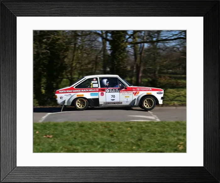 Framed Print : CM22 4950 Eian Pritchard, Ford Escort RS1800 Framed Print : CM22 4950 Eian Pritchard, Ford Escort RS1800