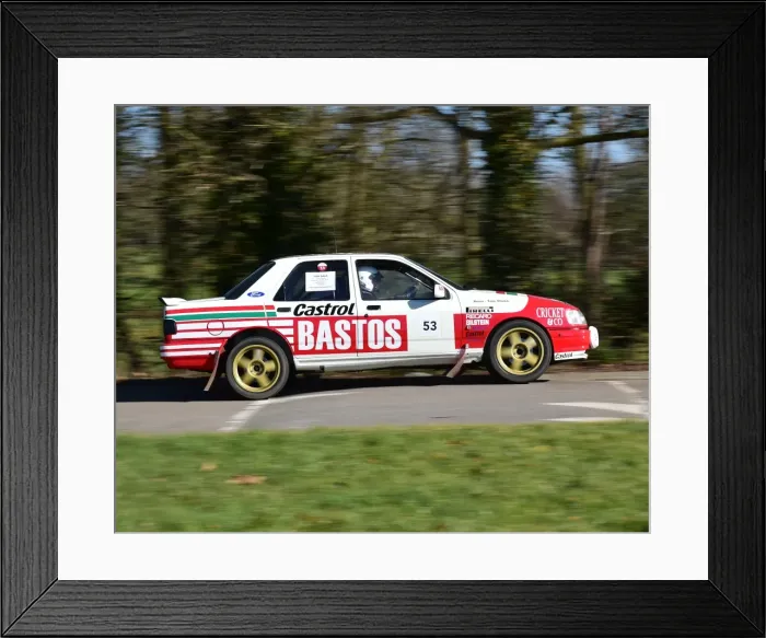 Framed Print : CM22 4908 Tony Shields, Ford Sierra Cosworth Framed Print : CM22 4908 Tony Shields, Ford Sierra Cosworth