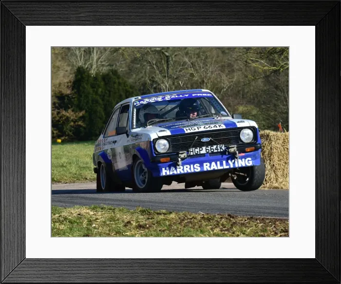 Framed Print : CM22 4744 David Harris, Ford Escort Mk 2 Framed Print : CM22 4744 David Harris, Ford Escort Mk 2