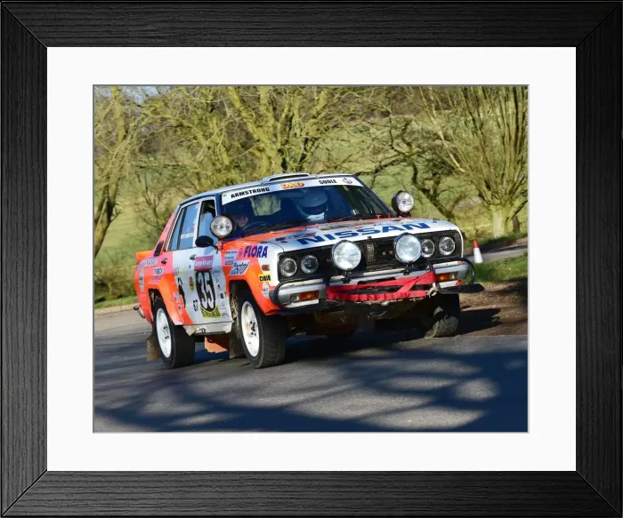 Framed Print : CM22 5269 Scott Armstrong, Datsun 160J Framed Print : CM22 5269 Scott Armstrong, Datsun 160J