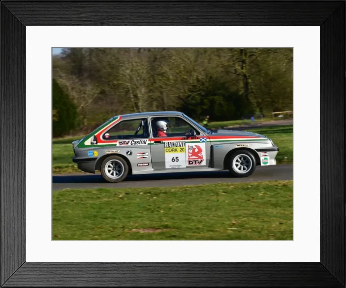 Framed Print : CM22 5275 Jimmy McRae, Vauxhall Chevette HSR