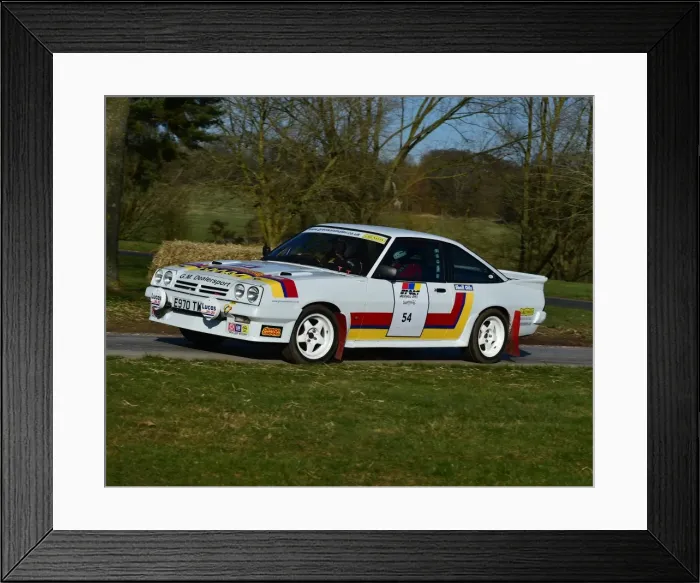 Framed Print : CM22 5206 Ian Hill, Opel Manta Framed Print : CM22 5206 Ian Hill, Opel Manta