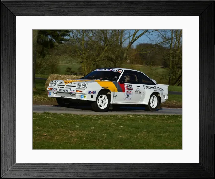 Framed Print : CM22 5204 Simon Powell, Opel Manta 400