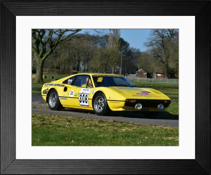 Framed Print : CM22 5023 Tony Worswick, Ferrari 308 GTB Framed Print : CM22 5023 Tony Worswick, Ferrari 308 GTB