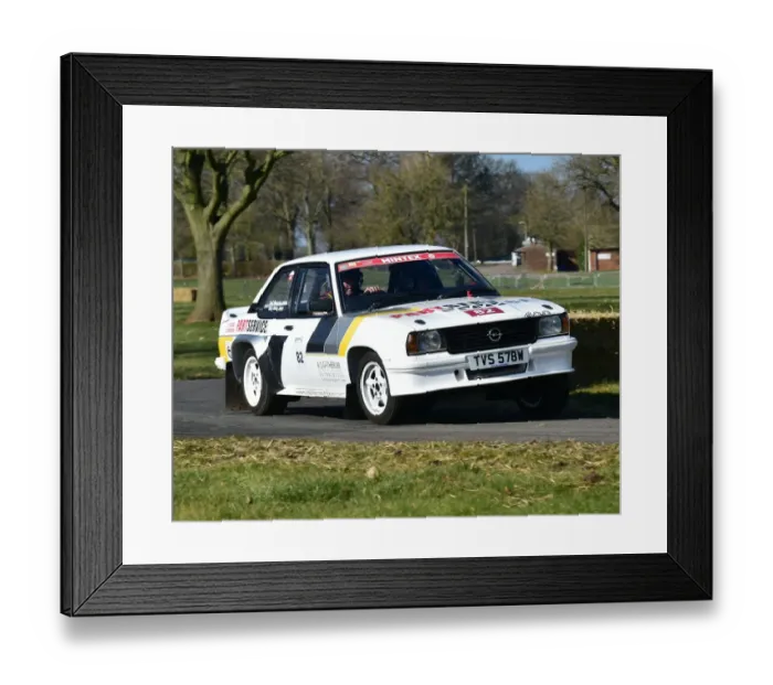 Framed Print : CM22 5004 Paul Kynaston, Opel Ascona 400 Framed Print : CM22 5004 Paul Kynaston, Opel Ascona 400