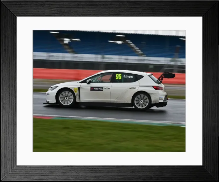 Framed Print : CM22 5530 Stewart Lines, SEAT Leon TCR