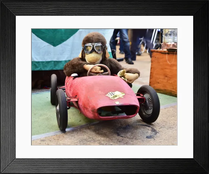 Framed Print : CM22 4669 Monkey driver Framed Print : CM22 4669 Monkey driver