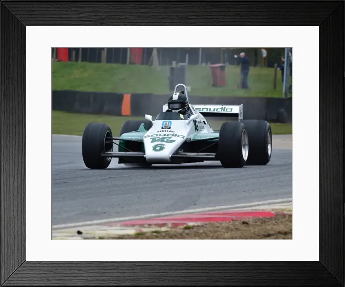 Framed Print : CM22 7530 Tommy Dreelan, Williams FW08 Framed Print : CM22 7530 Tommy Dreelan, Williams FW08