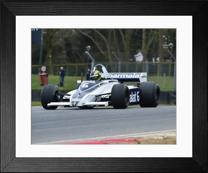 Framed Print : CM22 7538 James Hanson, Brabham BT49C Framed Print : CM22 7538 James Hanson, Brabham BT49C