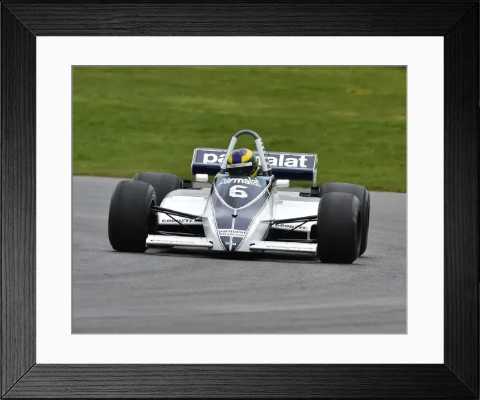 Framed Print : CM22 7572 James Hanson, Brabham BT49C Framed Print : CM22 7572 James Hanson, Brabham BT49C