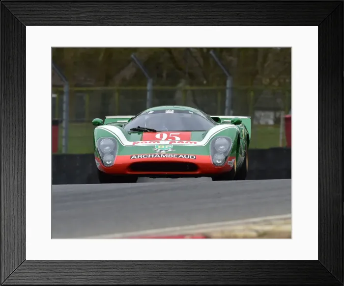 Framed Print : CM22 7586 Gary Culver, Lola T70 MK3B