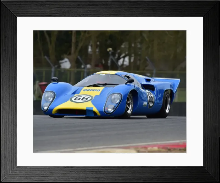 Framed Print : CM22 7593 Mike Donovan, Lola T70 MK3B Framed Print : CM22 7593 Mike Donovan, Lola T70 MK3B