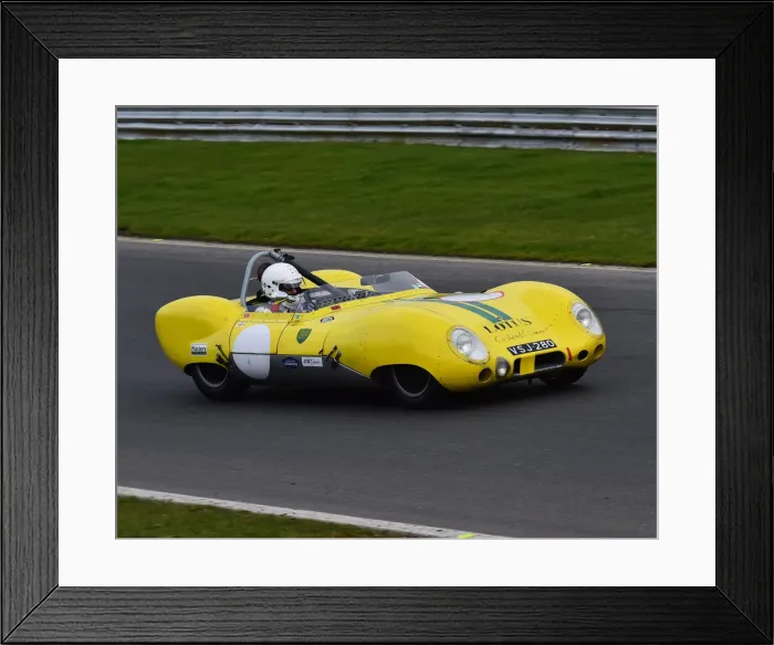 Framed Print : CM22 7774 Jason Yates, Ben Mitchell, Lotus XI, Custard Climax