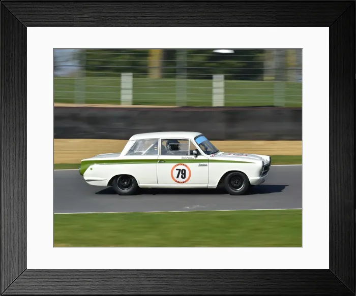 Framed Print : CM22 7424 Mark Martin, Ford Lotus Cortina Framed Print : CM22 7424 Mark Martin, Ford Lotus Cortina