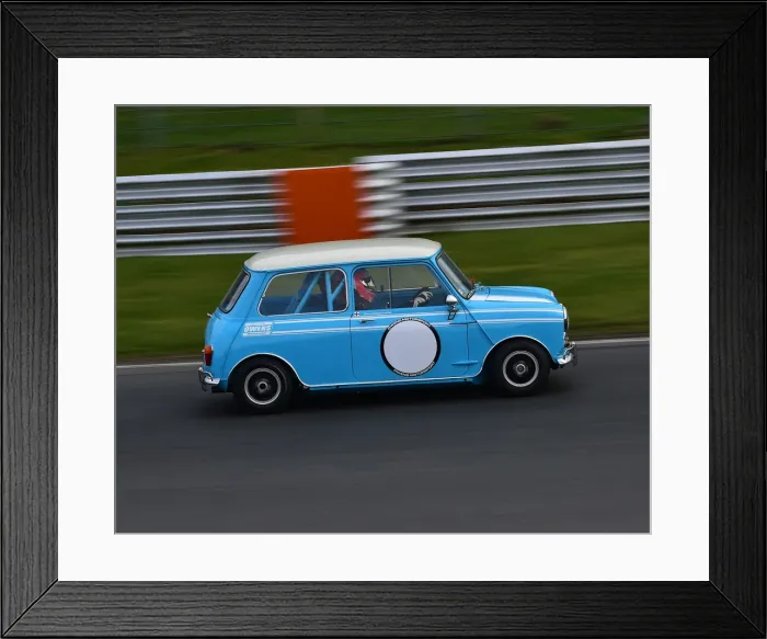 Framed Print : CM22 7782 Dave Edgecombe, Austin Mini Cooper S